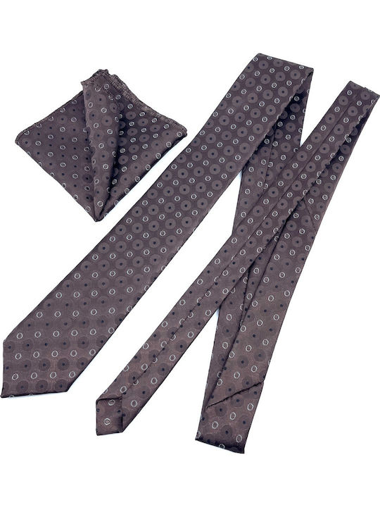 Legend Accessories Set de Cravată pentru Bărbați Tipărit în Culorea Negru