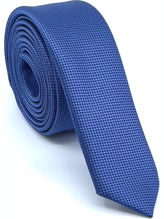 Legend Accessories Men's Tie Set Synthetic Printed in Blue Color Legend Accessories Men's Tie Set Synthetic Printed in Blue Color