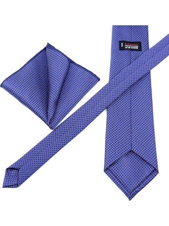 Legend Accessories Set de Cravată pentru Bărbați Tipărit în Culorea Lila