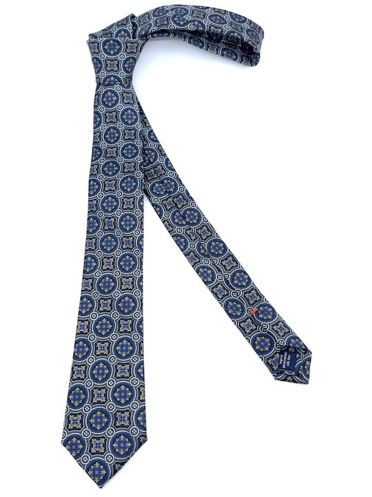 Legend Accessories Cravată pentru Bărbați Mătase Monocromie în Culorea Albastru marin