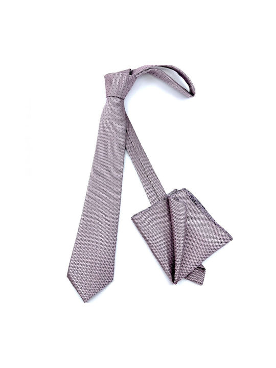 Legend Accessories Men's Tie Set Printed Pink