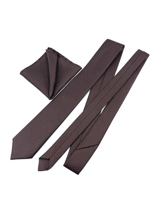 Legend Accessories Men's Tie Set Monochrome Brown