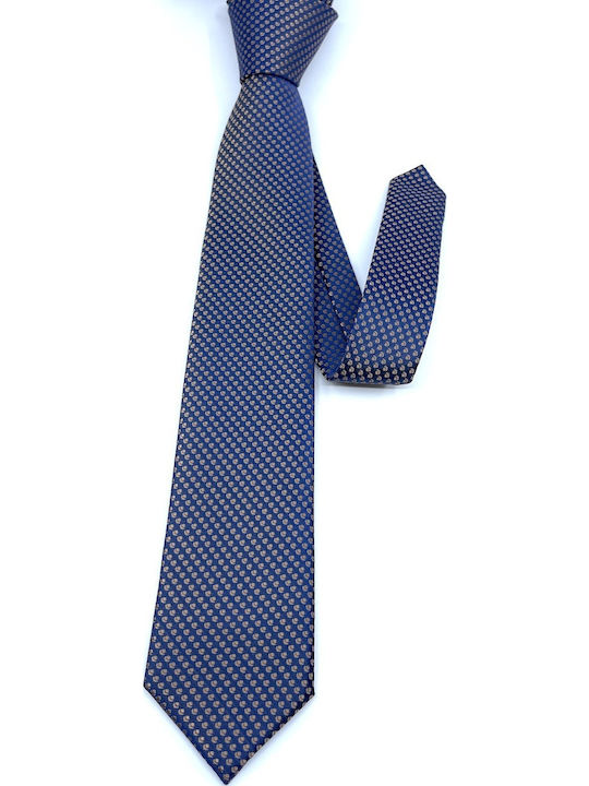 Legend Accessories Herren Krawatten Set Gedruckt in Blau Farbe