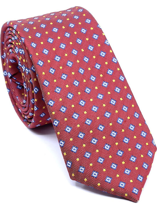 Legend Accessories Men's Tie Set Printed Red