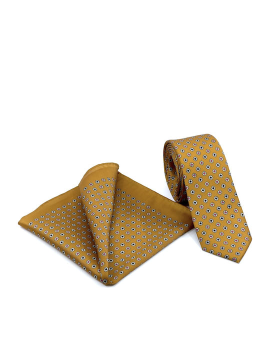 Legend Accessories Herren Krawatte Seide Gedruckt in Braun Farbe