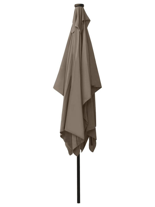 Τετράγωνη Μεταλλική Taupe 2x3m