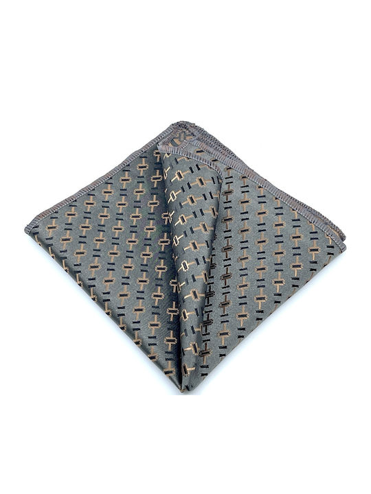 Legend Accessories Herren Krawatten Set Gedruckt in Gray Farbe