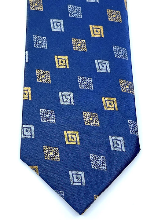 Legend Accessories Herren Krawatten Set Gedruckt in Blau Farbe