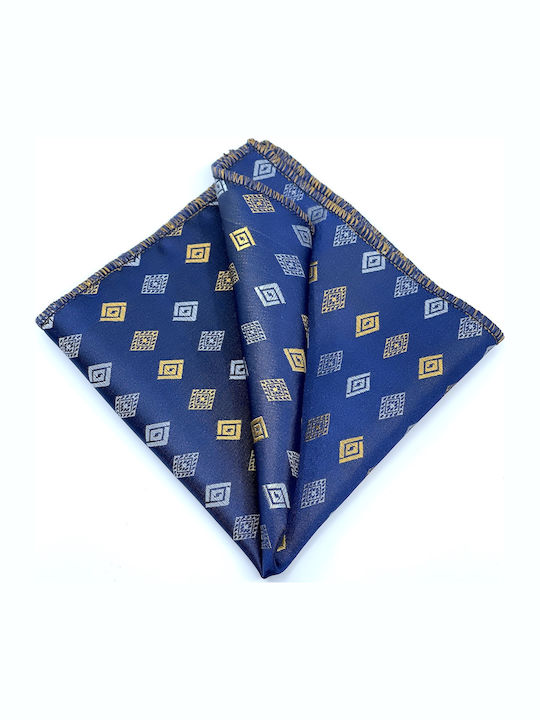 Legend Accessories Herren Krawatten Set Gedruckt in Blau Farbe