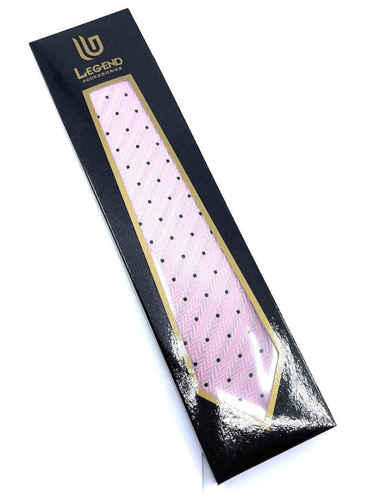 Legend Accessories Herren Krawatten Set Gedruckt in Rosa Farbe