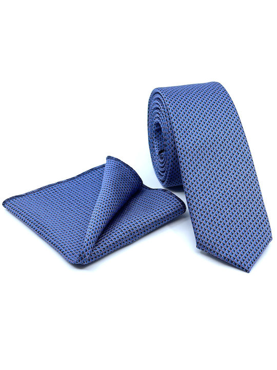 Legend Accessories Men's Tie Set Printed Blue