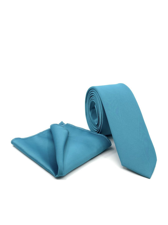 Legend Accessories Men's Tie Set Monochrome Turquoise