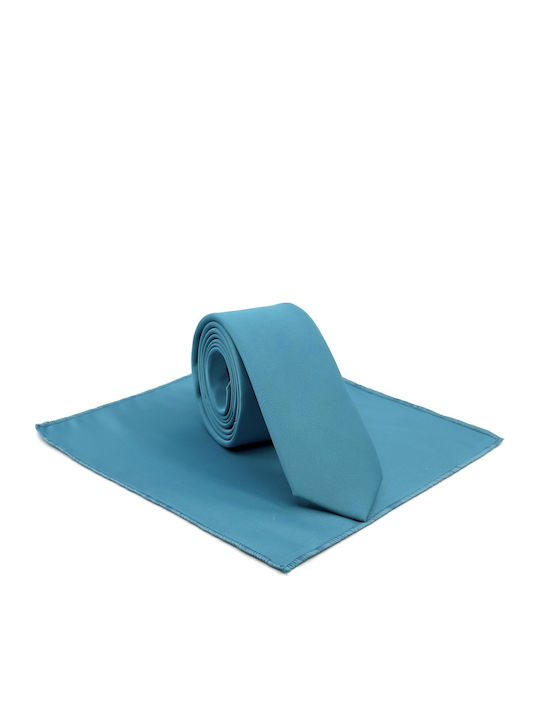Legend Accessories Men's Tie Set Monochrome Turquoise
