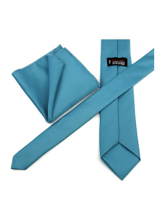 Legend Accessories Men's Tie Set Monochrome Turquoise