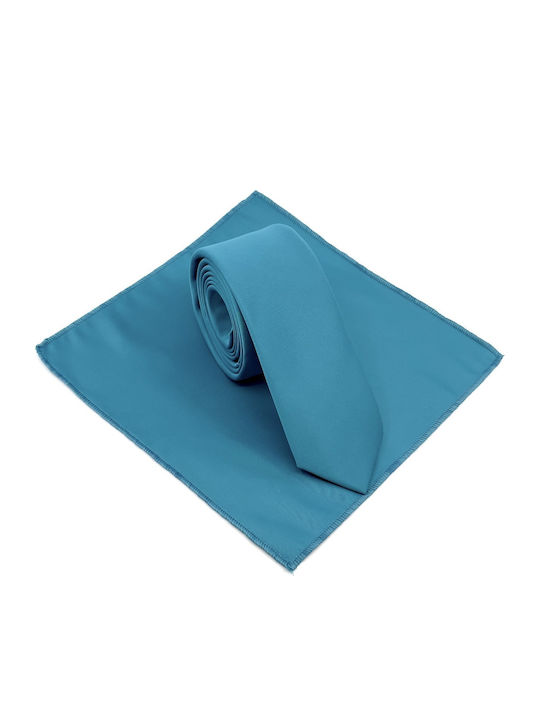 Legend Accessories Men's Tie Set Monochrome Turquoise