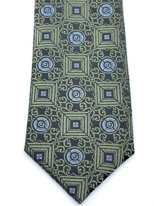 Legend Accessories Herren Krawatten Set Gedruckt in Khaki Farbe
