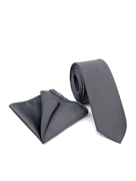 Legend Accessories Men's Tie Monochrome in Gray Color Legend Accessories Men's Tie Monochrome in Gray Color