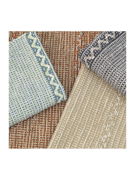 Lino Home Velmar Rectangular Kitchen Mat with Anti-slip Underlay Blue 60x90εκ.
