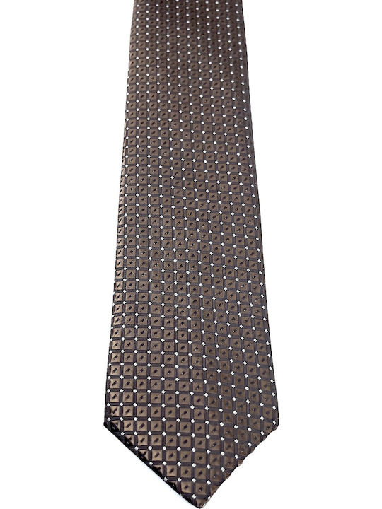 Legend Accessories Men's Tie Set Printed Brown