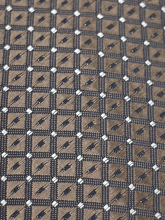 Legend Accessories Men's Tie Set Printed Brown