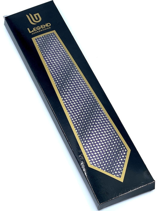 Legend Accessories Herren Krawatten Set Gedruckt in Blau Farbe