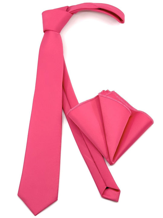 Legend Accessories Men's Tie Set Monochrome Fuchsia