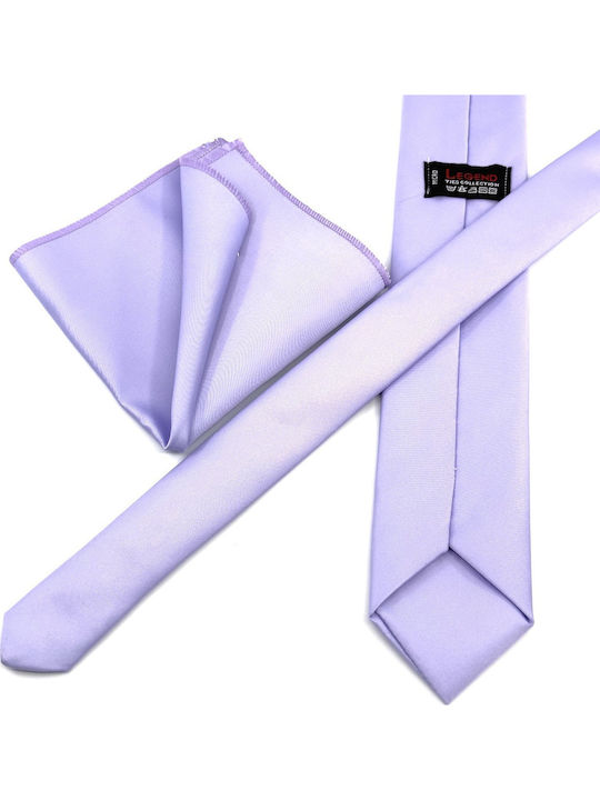 Legend Accessories Men's Tie Set Monochrome Lilac