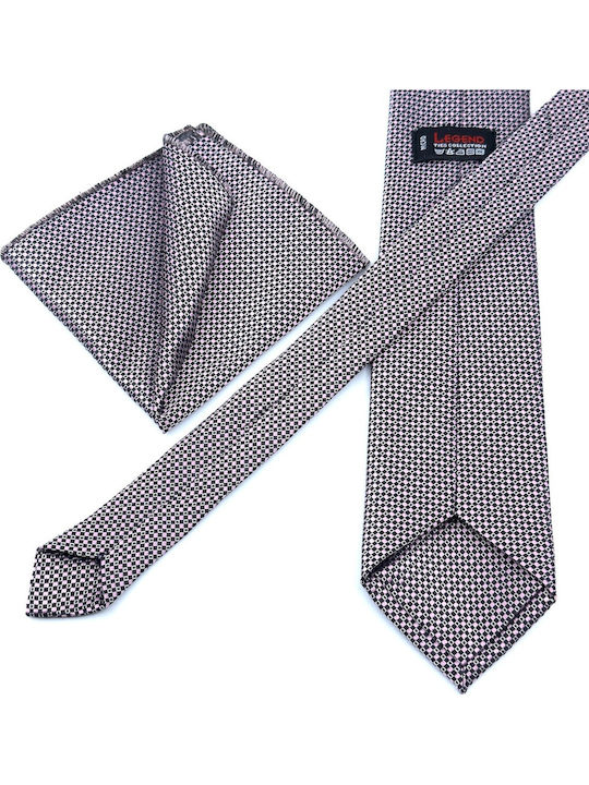 Legend Accessories Men's Tie Set Printed Pink