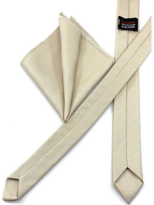 Legend Accessories Men's Tie Set Monochrome Beige Legend Accessories Men's Tie Set Monochrome Beige
