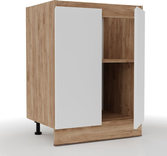 Soft Alb / Stejar 60x46.5x81.5buc