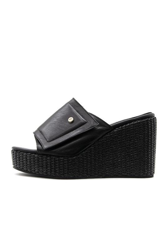 Bacali Collection Πλατφόρμες Μαύρες