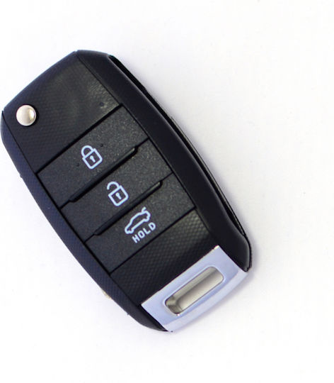 Kia Foldable Car Key Shell with Blade with 3 Buttons for Kia
