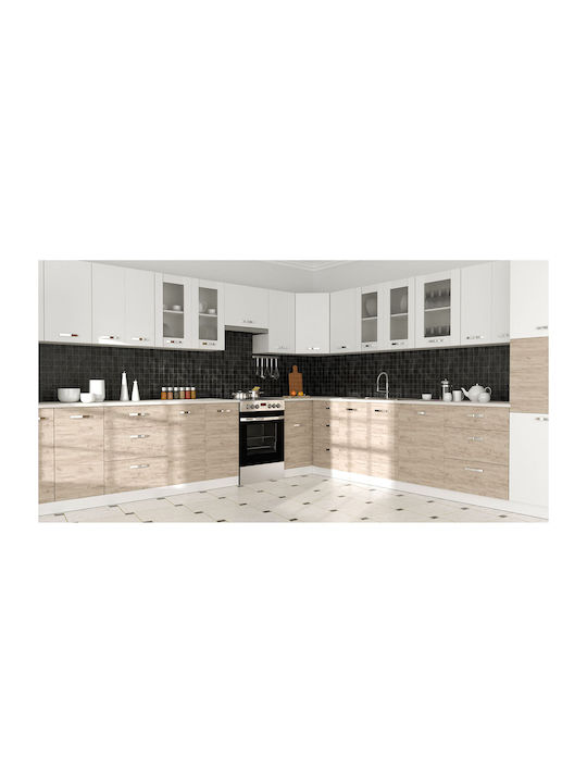 Alphab2b Charlotte Rectangular Kitchen Side made of Particleboard 82x59.5cm SO-CAR82X59 1pcs