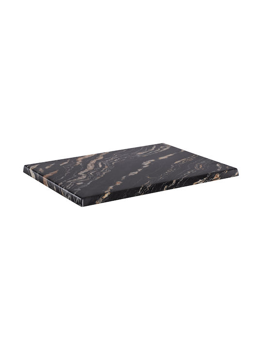 HomeMarkt Ορθογώνια Επιφάνεια Τραπεζιού Werzalit Black Gold 120x80cm HM5630.15