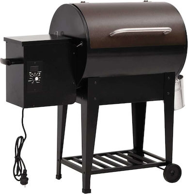 vidaXL Charcoal Grill with Wheels xcm