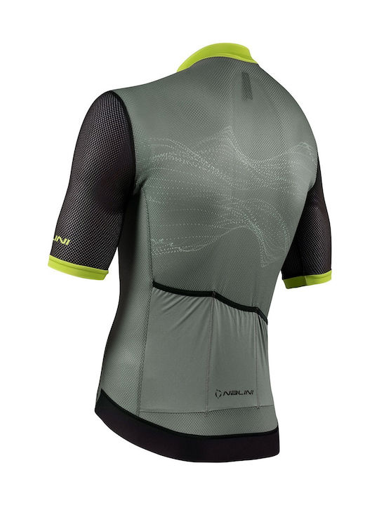 Nalini Bas Ergo Mesh Männer Kurze Ärmel Fahrradtrikot Grün
