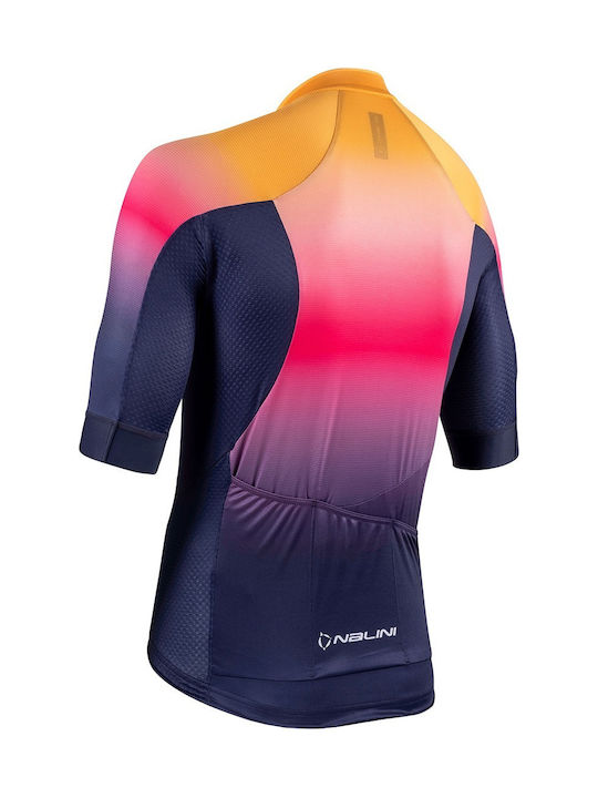 Nalini Bas Männer Kurze Ärmel Fahrradtrikot Mehrfarbige