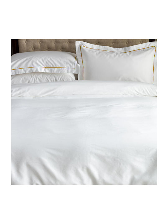 Vesta Home Duvet Cover Cotton Satin Single 170x240 Hero Gold