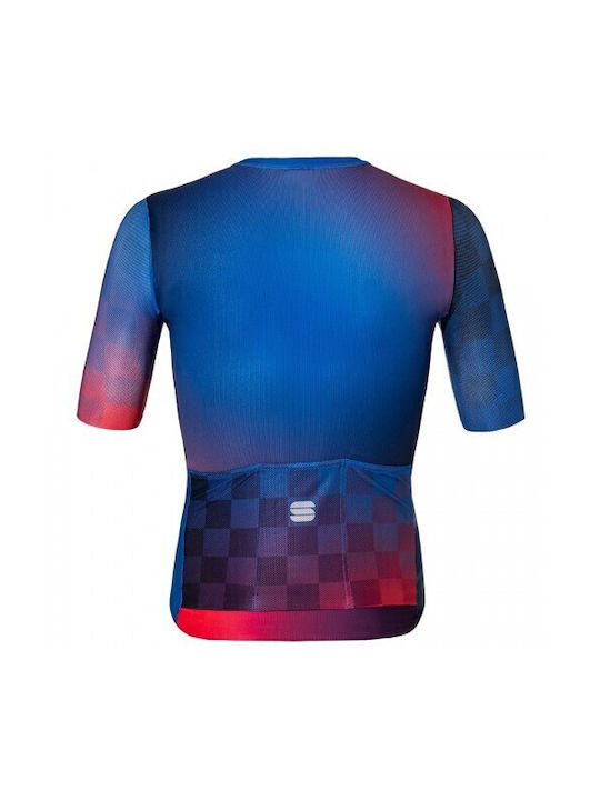 Sportful ROCKET Ανδρική Κοντομάνικη Μπλούζα Ποδηλασίας Μπλε