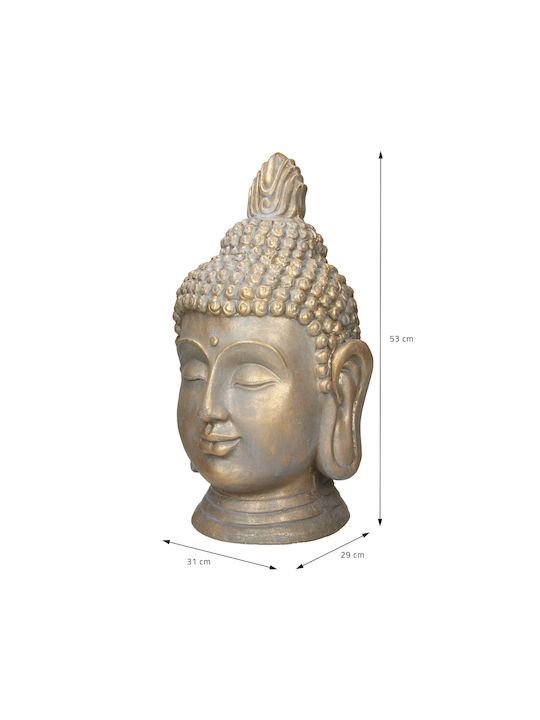 ECD Germany Dekorativ Statuette aus Polyresin 31x29x53cm 1Stück