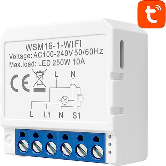 Avatto WSM16-W1 Smart Switch 1 Καναλιού Wi-Fi 10A