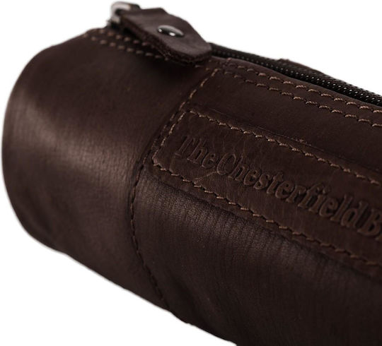 The Chesterfield Brand Federmäppchen Zylinderförmig Braun