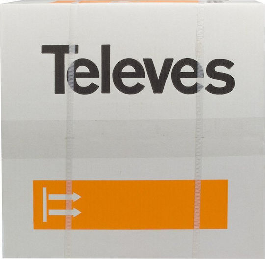 Televes U/UTP Cat.6 (Gigabit) Καλώδιο Δικτύου Ethernet χωρίς ακροδέκτες 305m Λευκό