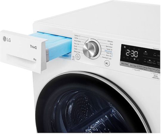 LG RH80V9AV3N Στεγνωτήριο 8kg με Αντλία Θερμότητας