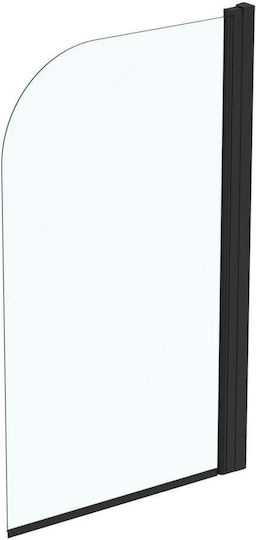 Ideal Standard Connect 2 Partea fixă Cada de baie 80x140cm Negru