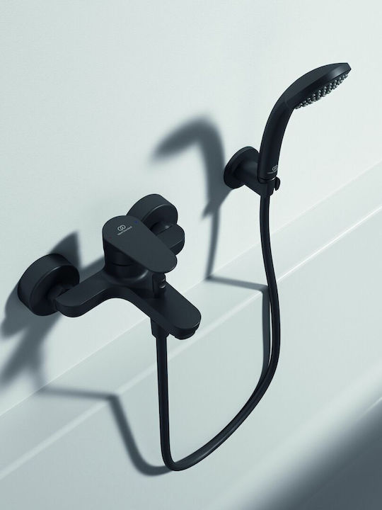 Ideal Standard Cerafine O Αναμεικτική Μπαταρία Μπανιέρας Μαύρη