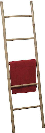 Σκάλα Μπάνιου 5 Θέσεων Δαπέδου 45x170cm Καφέ Σκάλα Μπάνιου 5 Θέσεων Δαπέδου 45x170cm Καφέ