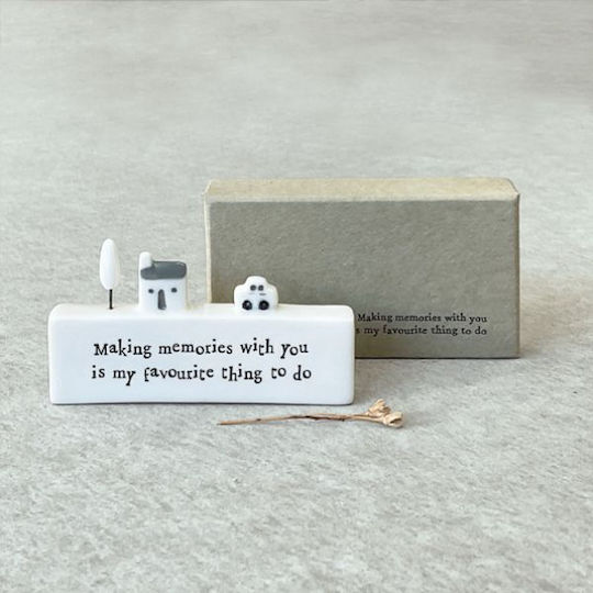 Synchronia Decorativ Mesaj din Ceramică 8.3x1.6x4.9cm 1buc