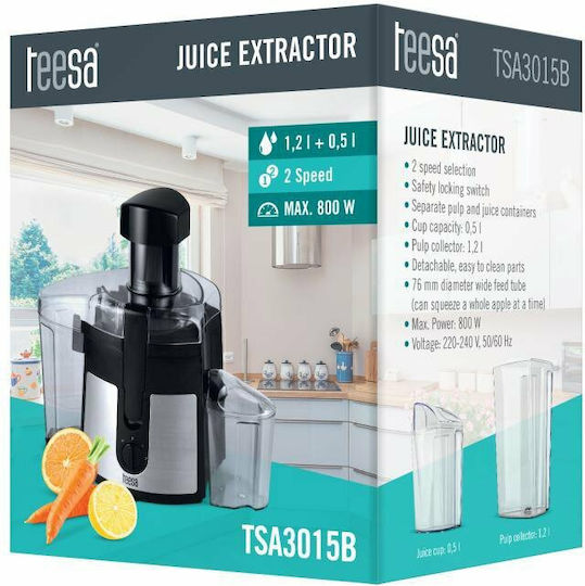 Teesa Αποχυμωτής 800W Ασημί