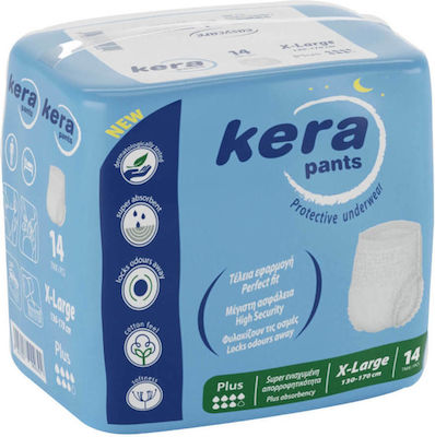 Kera Plus Incontinence Underwear XLarge 14pcs